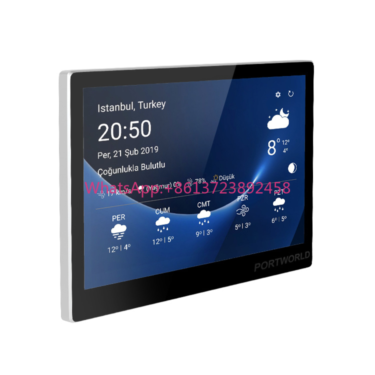 Home Bar Android - CNC 10インチタブレットPC、IPSディスプレイ搭載、Android 11、RJ45 POE対応、タッチスクリーンコントロールパネル、スマートホームバーデザイン