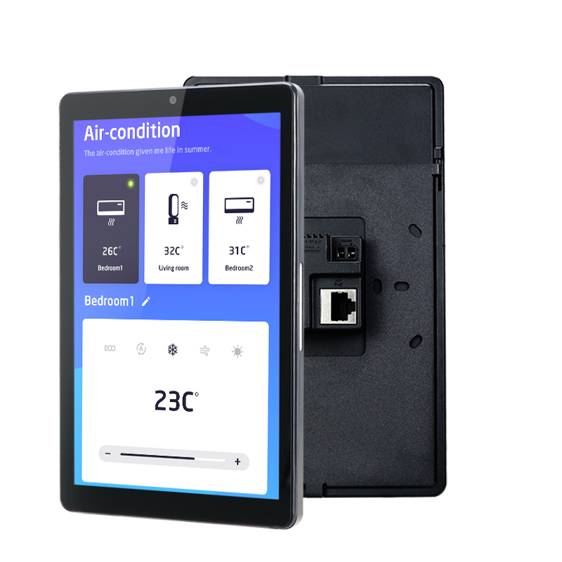 Home Bar Android - 8インチRK3566クアッドコアAndroid 11 PoE WiFiスマートホームパネルTuyaバーデザインオフィスホテル用USプラグタッチスクリーンバッテリー電源