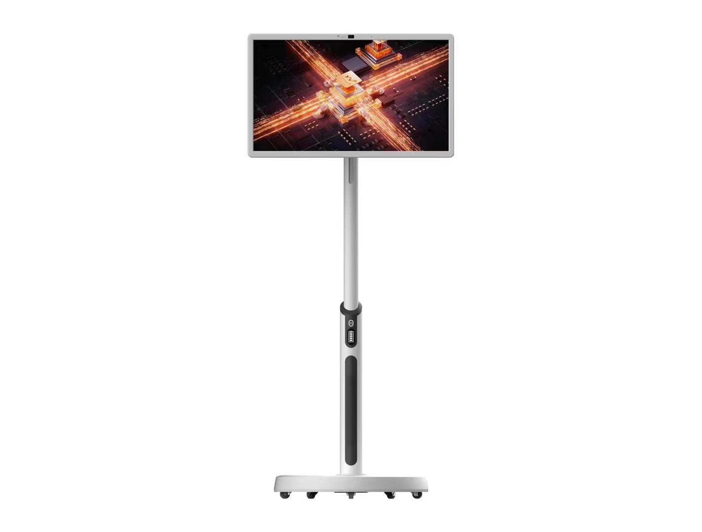 Home Bar Android - 27～32インチ ポータブル可動式 Android 14 タッチパネルディスプレイ スマートテレビ