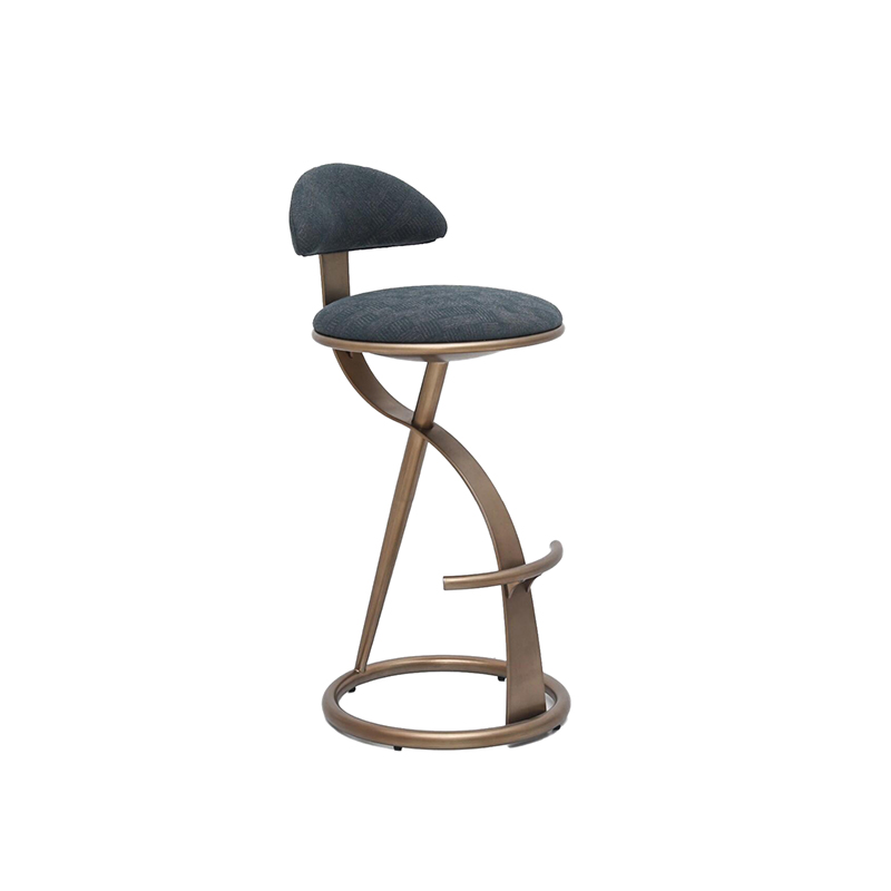Home Bar Stools - ハイエンドカスタムバーチェアデザイナーライトラグジュアリーハイエンドセンスステンレススチールモダンバーチェアヴィラホームハイスツール