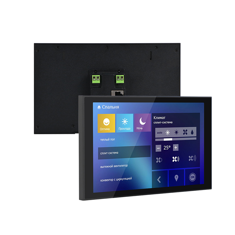Home Bar Android - 8インチIPSタッチスクリーン、USB電源、RK3566クアッドコア、Android 11、PoE WiFi対応、バー型デザインのスマートホームパネル（ホテルおよびRV用）