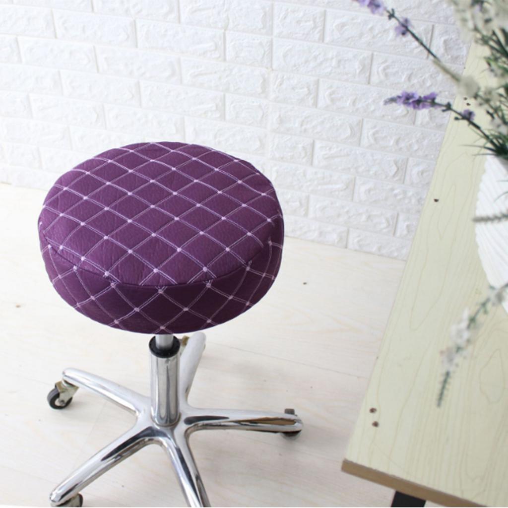バースツール用スリップカバー ストレッチラウンドチェアパッド - Home Bar Stools のレビューと価格