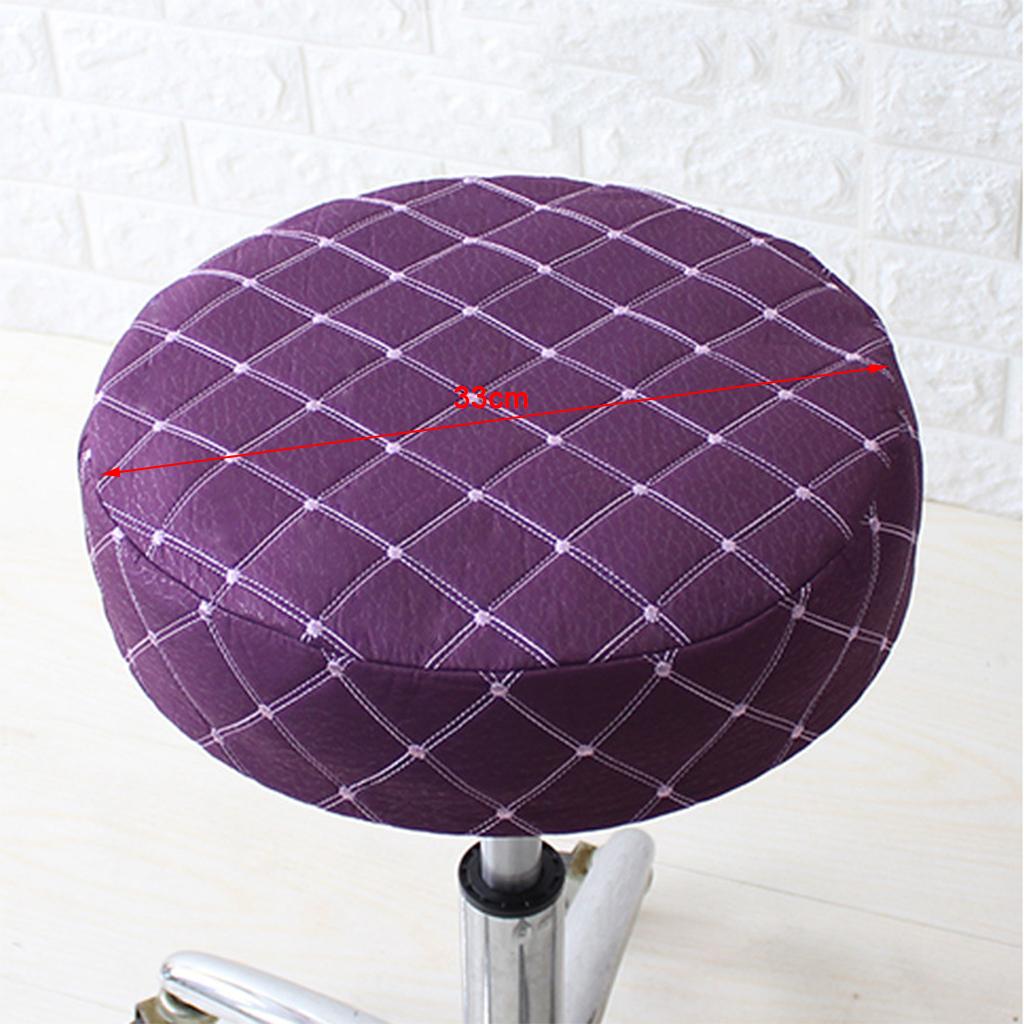 バースツール用スリップカバー ストレッチラウンドチェアパッド - Home Bar Stools のレビューと価格