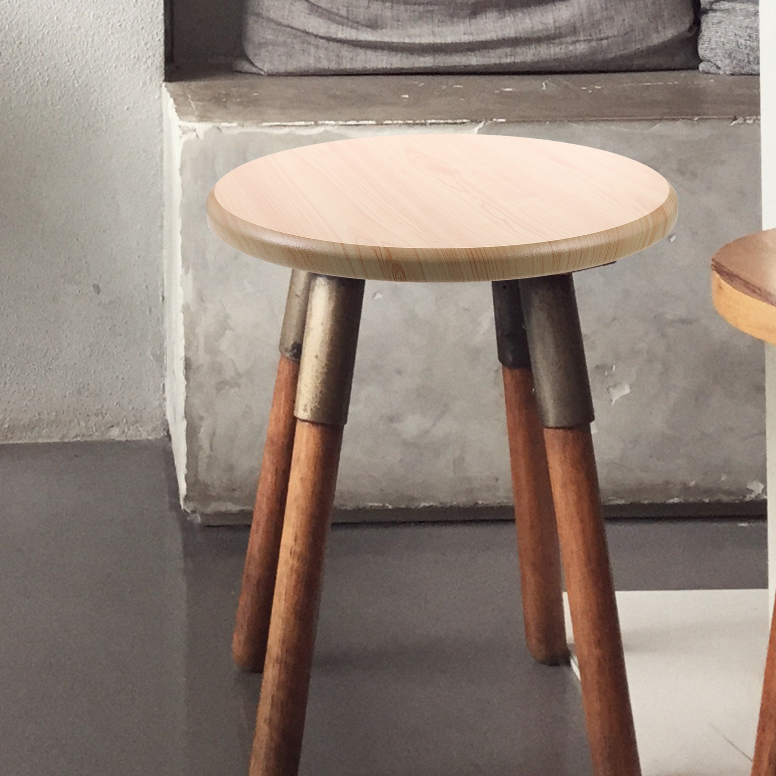 木製スツールシート交換用丸型スツールカバー、丈夫な椅子シート - Home Bar Stools のレビューと価格