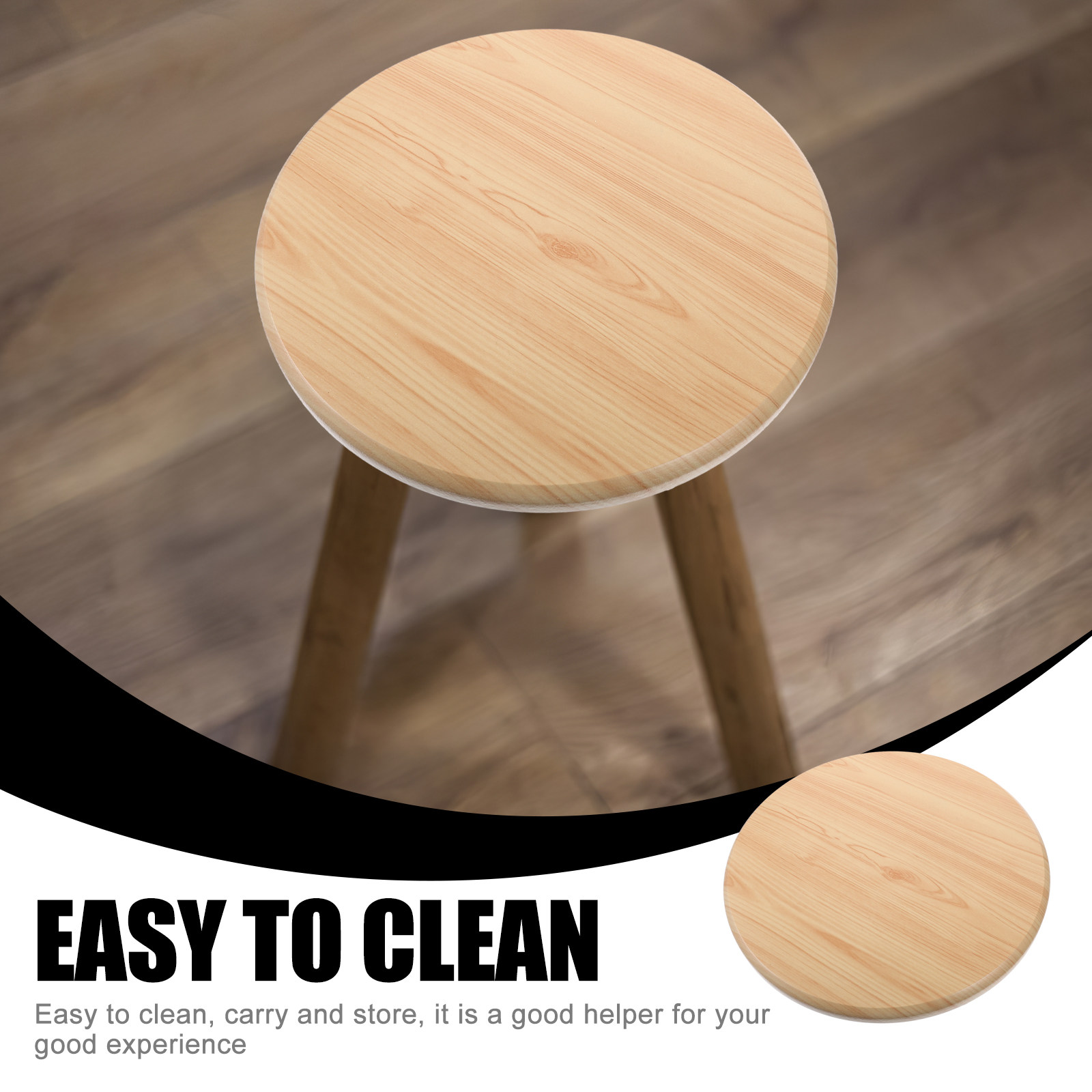 木製スツールシート交換用丈夫な丸型カバー バースツールチェア - Home Bar Stools のレビューと価格
