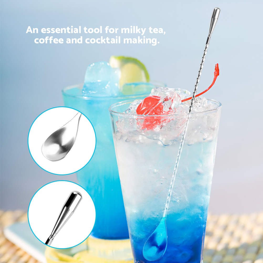 ロングスプーン ステンレス製 バー用 ワイン カクテル ミキ - Bar Spoon Twisted のレビューと価格