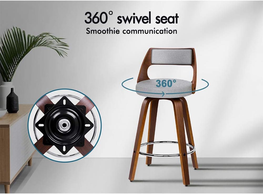 フットレストと調節可能な脚の高さ調整機能付きホームバースツー - Home Bar Stools のレビューと価格